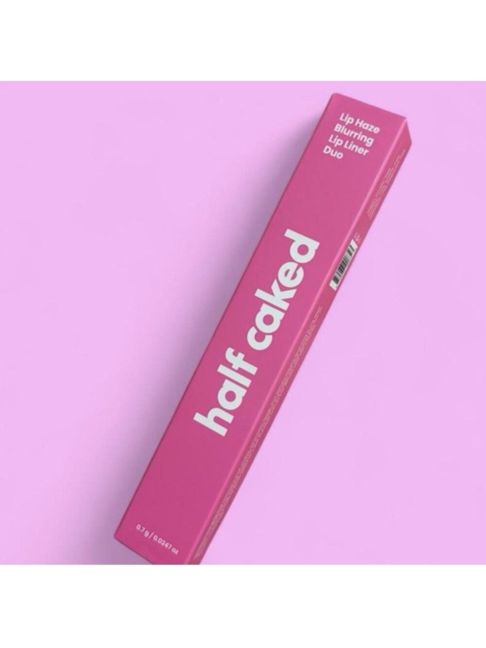 Half Caked Lip Haze Blurring Lip Liner Duo Pink Haze Full Size NIB Cruelty Free